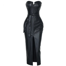 Load image into Gallery viewer, Trendy Vibe PU Leather Dress
