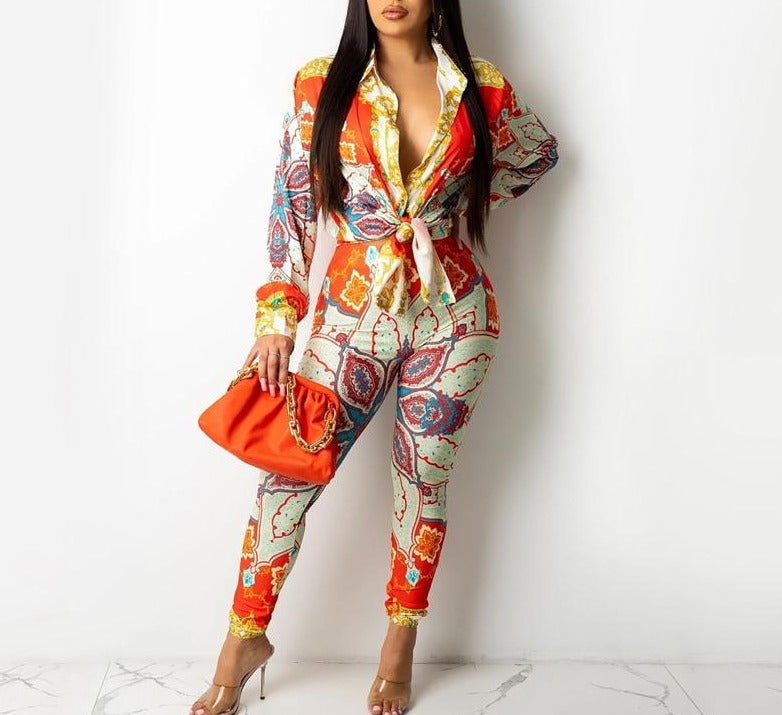 Vintage Style Pants Set