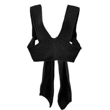 Load image into Gallery viewer, Knit and Knat Bandage Crop Top
