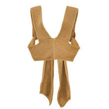 Load image into Gallery viewer, Knit and Knat Bandage Crop Top
