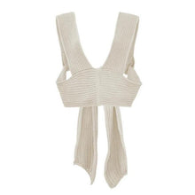 Load image into Gallery viewer, Knit and Knat Bandage Crop Top

