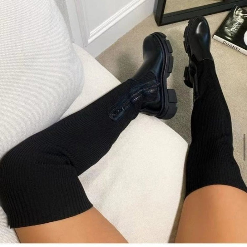 Winter Ready Knitted Boot